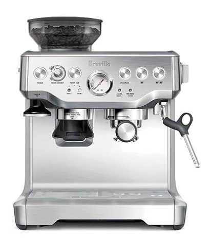 Breville BES870XL Barista Express Espresso Machine, Brushed Stainless Steel