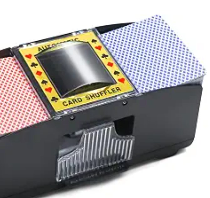 Homwom Automatic Card Shuffler (1–2 Decks)